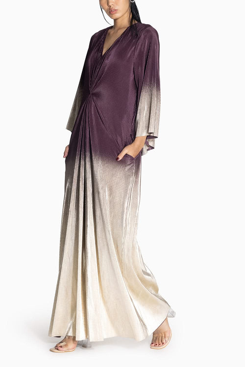 Plum to Gold Midnight Jumpsuit