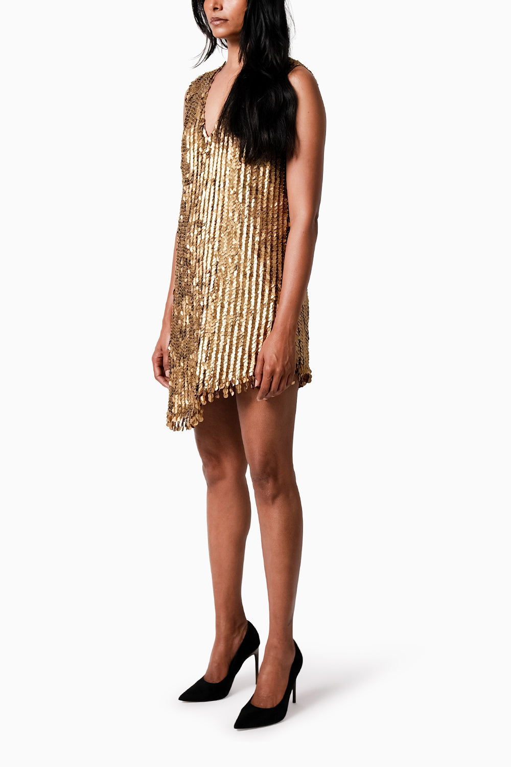 Gold X Dress