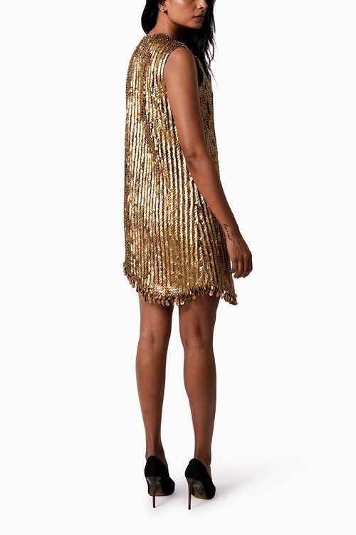 Gold X Dress