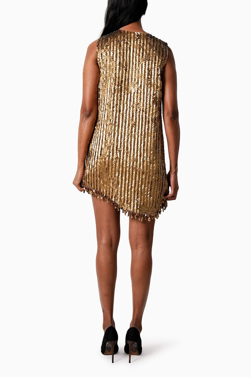 Gold X Dress