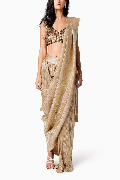 Shivi Blouse with Metallic 2.0 Sari