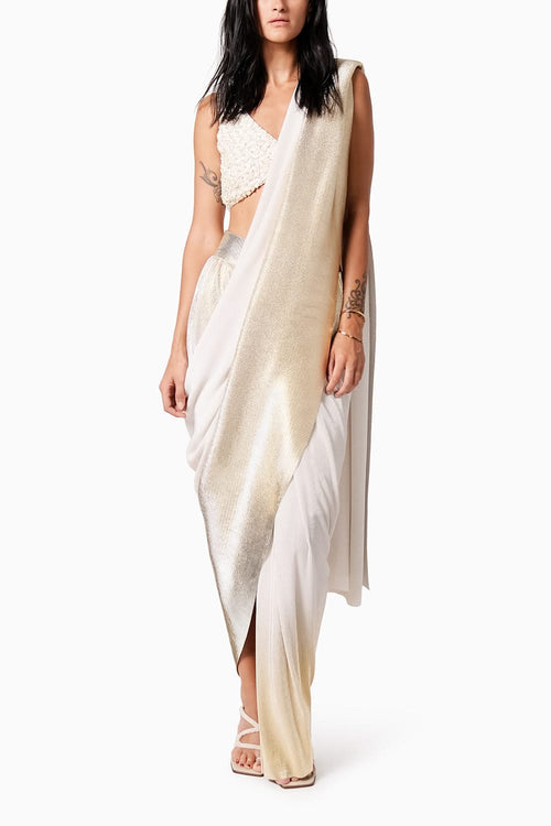 Maya Blouse with Midnight Sari