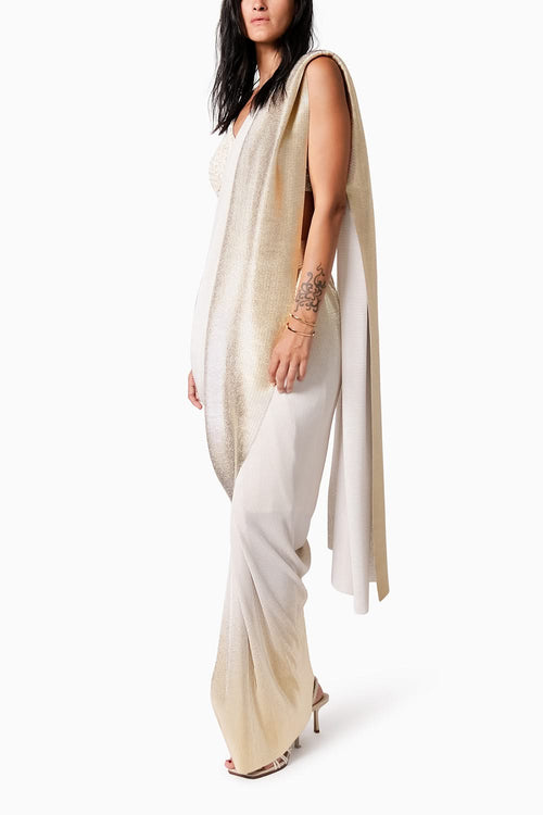 Maya Blouse with Midnight Sari