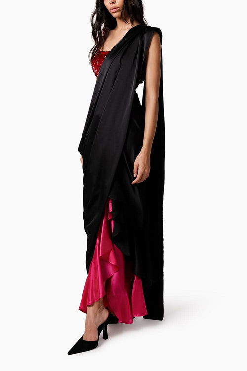 Rosa Blouse with Sari 12 Set
