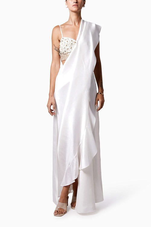 Iris Bustier with Cape Sari