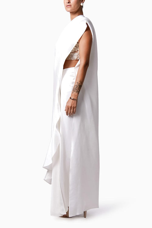 Iris Bustier with Cape Sari