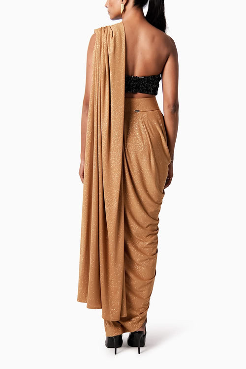 Corset Bustier with Star Sari