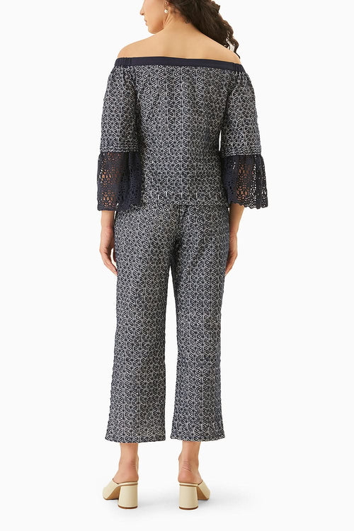 Off the Shoulder Broderie Anglais Co-ord Set