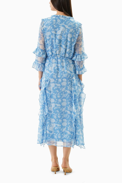 Floral Sweetheart Maxi Dress