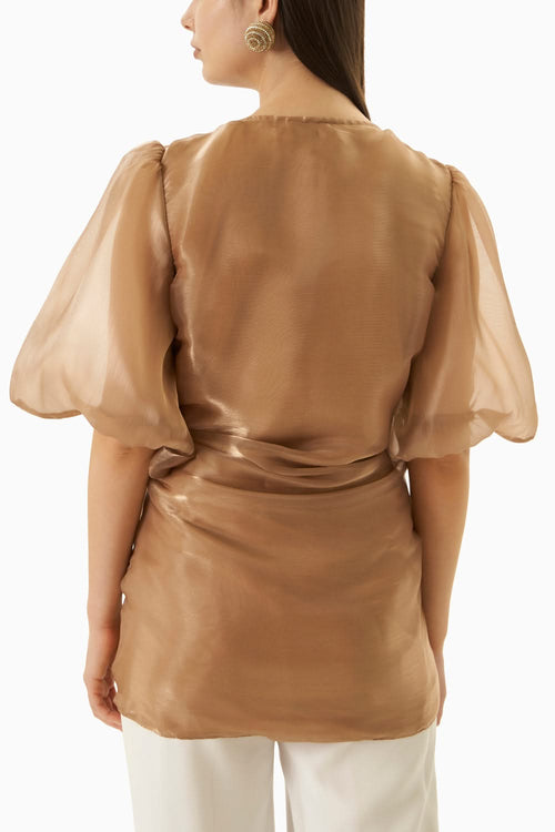 Gold Gardania Top