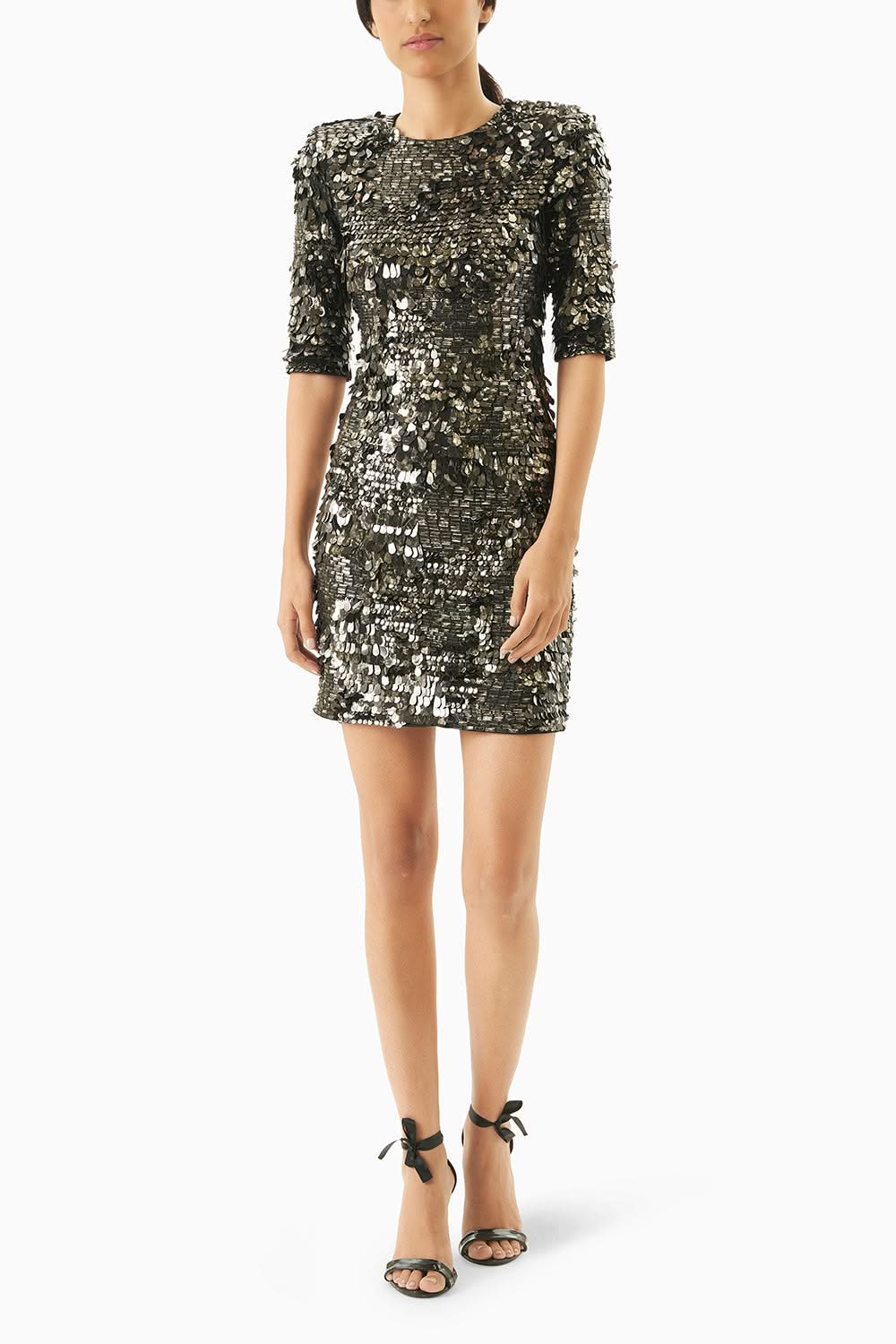 Black Zayla Embellished Dress