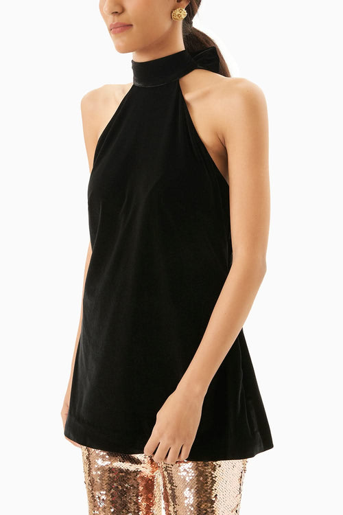 Black Salome Top