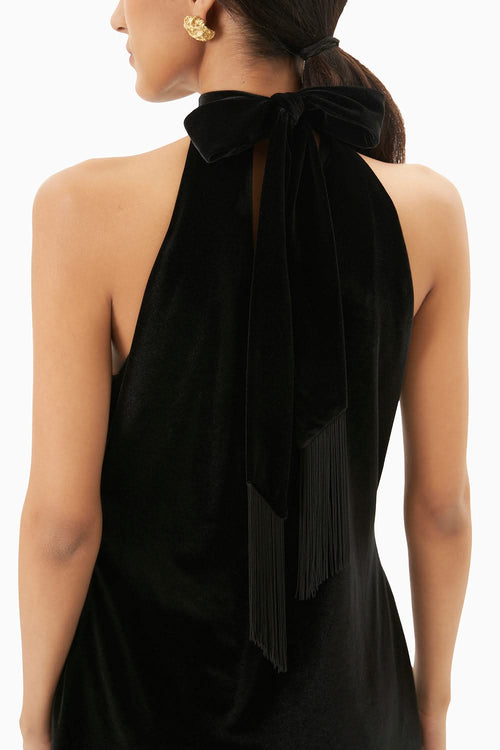 Black Salome Top