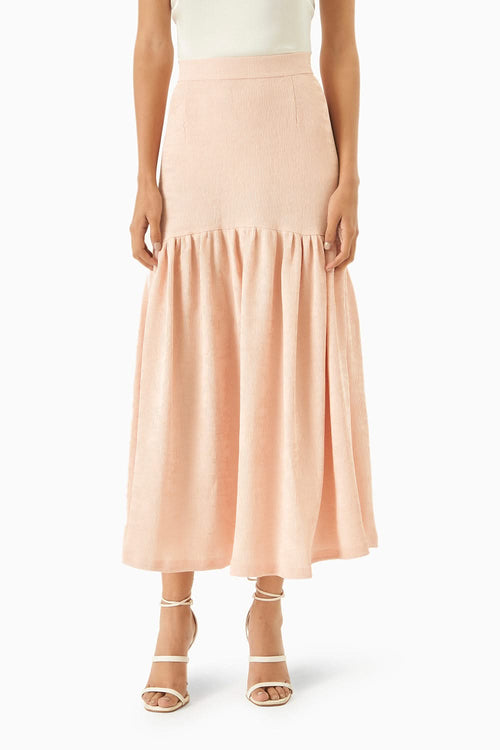 Pink High Waisted Skirt