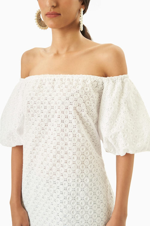 White Natalia Top