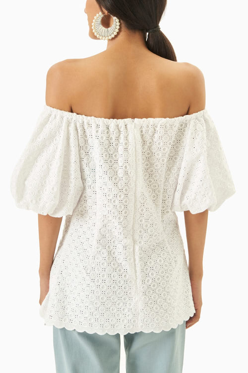 White Natalia Top