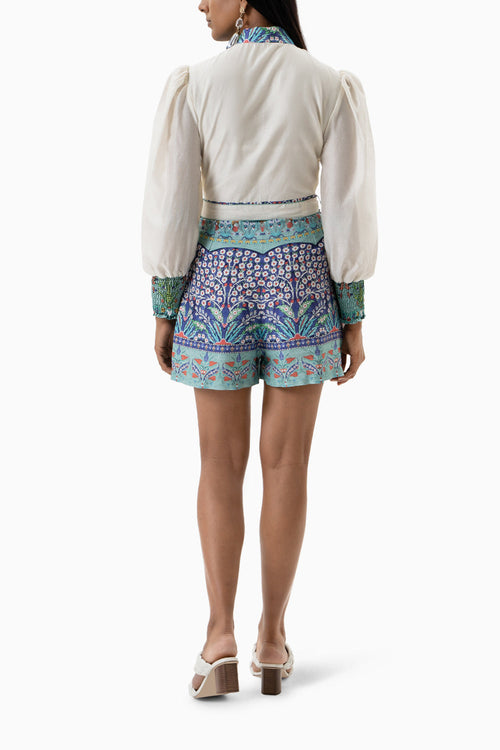 White Melisa Playsuit