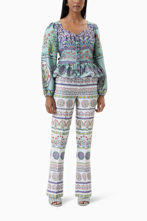 Turquoise Aydin Top