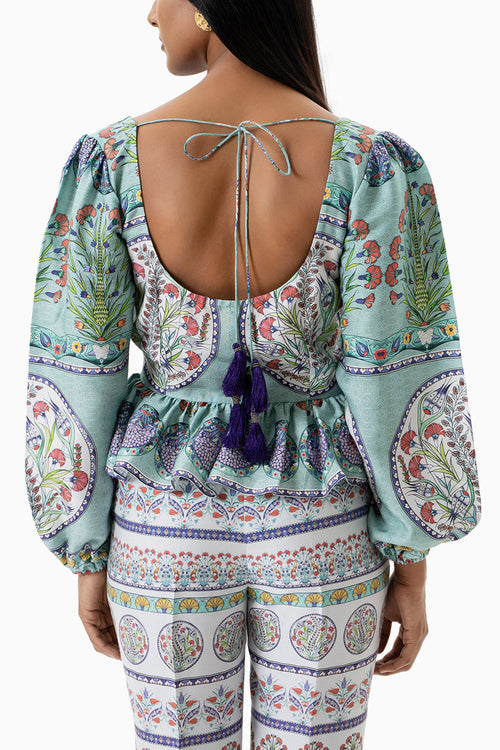 Turquoise Aydin Top