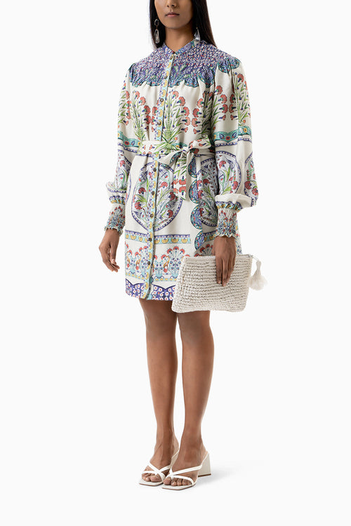 White Burcu Dress