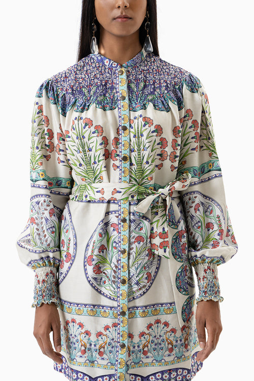 White Burcu Dress