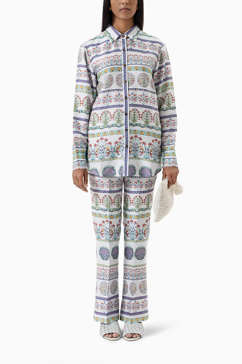White Tencel Shirt