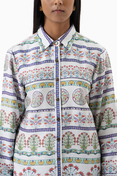 White Tencel Shirt