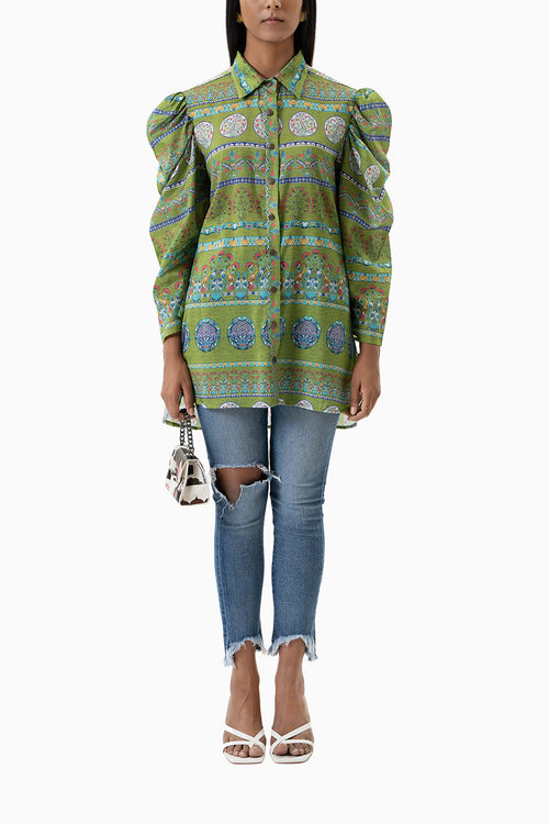 Green Defne Shirt