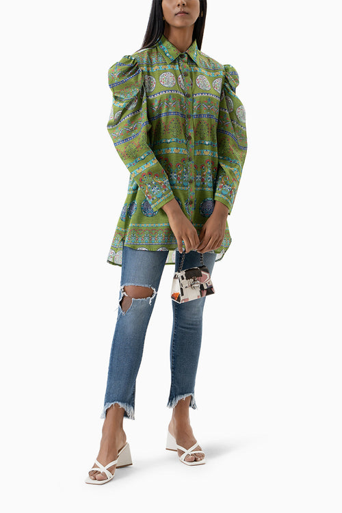 Green Defne Shirt