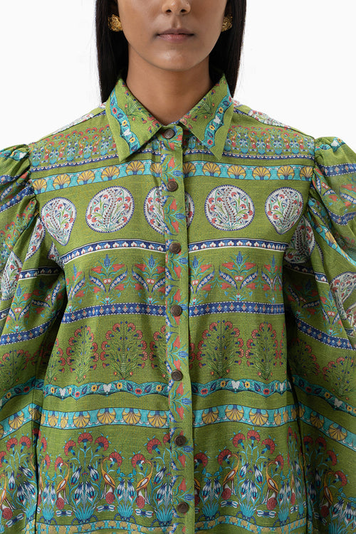 Green Defne Shirt