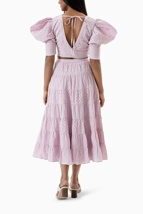Lilac Farfalle Set