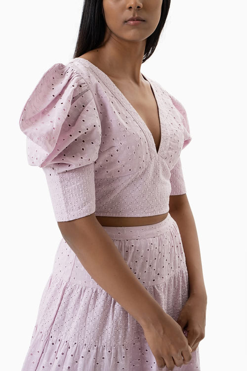 Lilac Farfalle Set