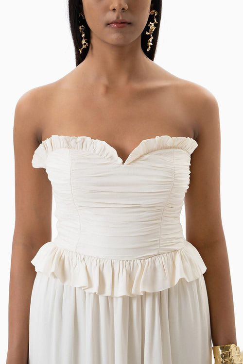 Cream Blanca  Dress