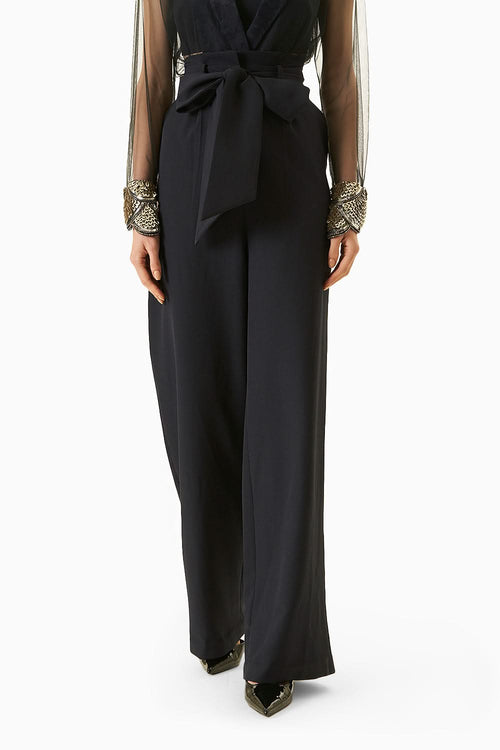 Navy Blue Ava Bodysuit With Trouser