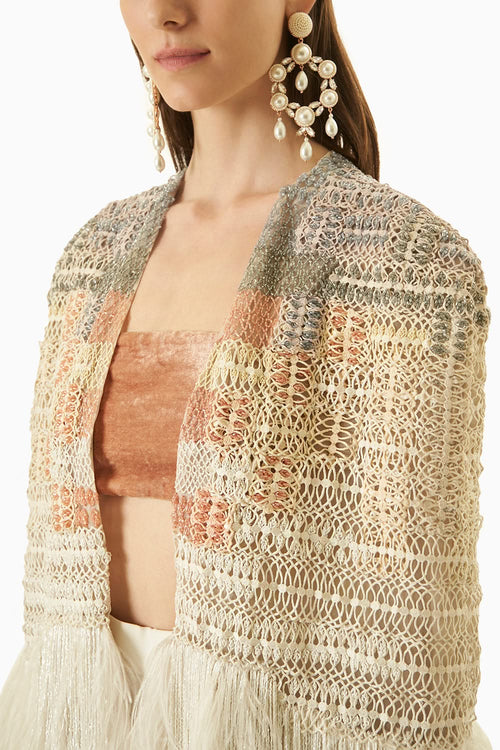 White Benu Cape