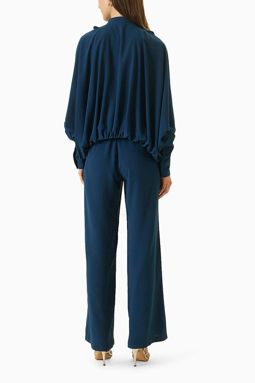 Teal Pyro Top With Trouser