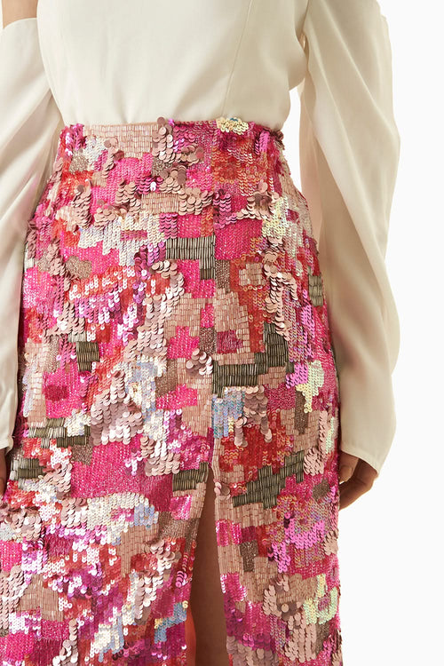 Pink Lynx Skirt