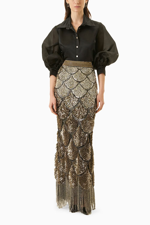 Navy Blue Eerie Skirt