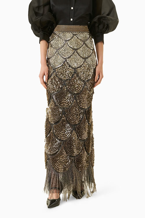 Navy Blue Eerie Skirt