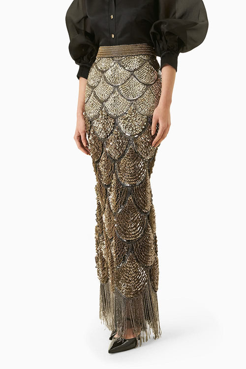 Navy Blue Eerie Skirt
