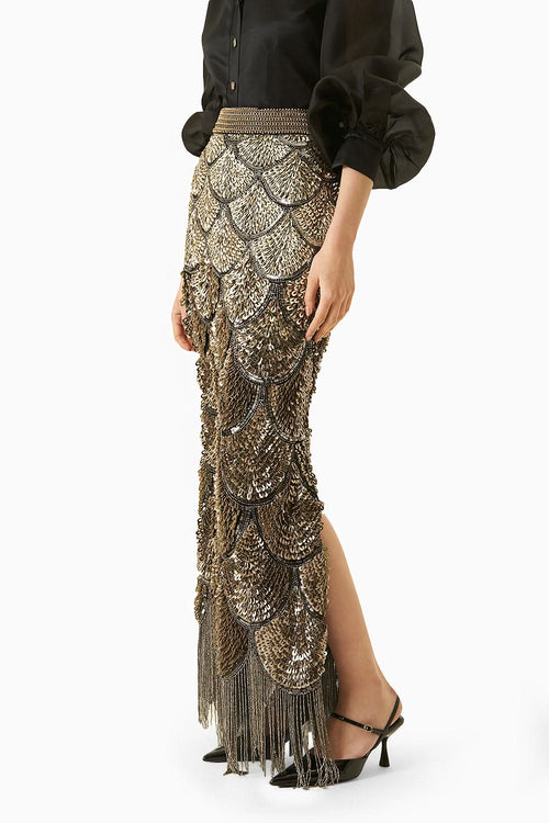 Navy Blue Eerie Skirt