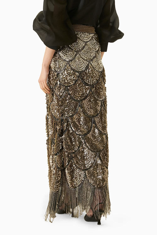 Navy Blue Eerie Skirt