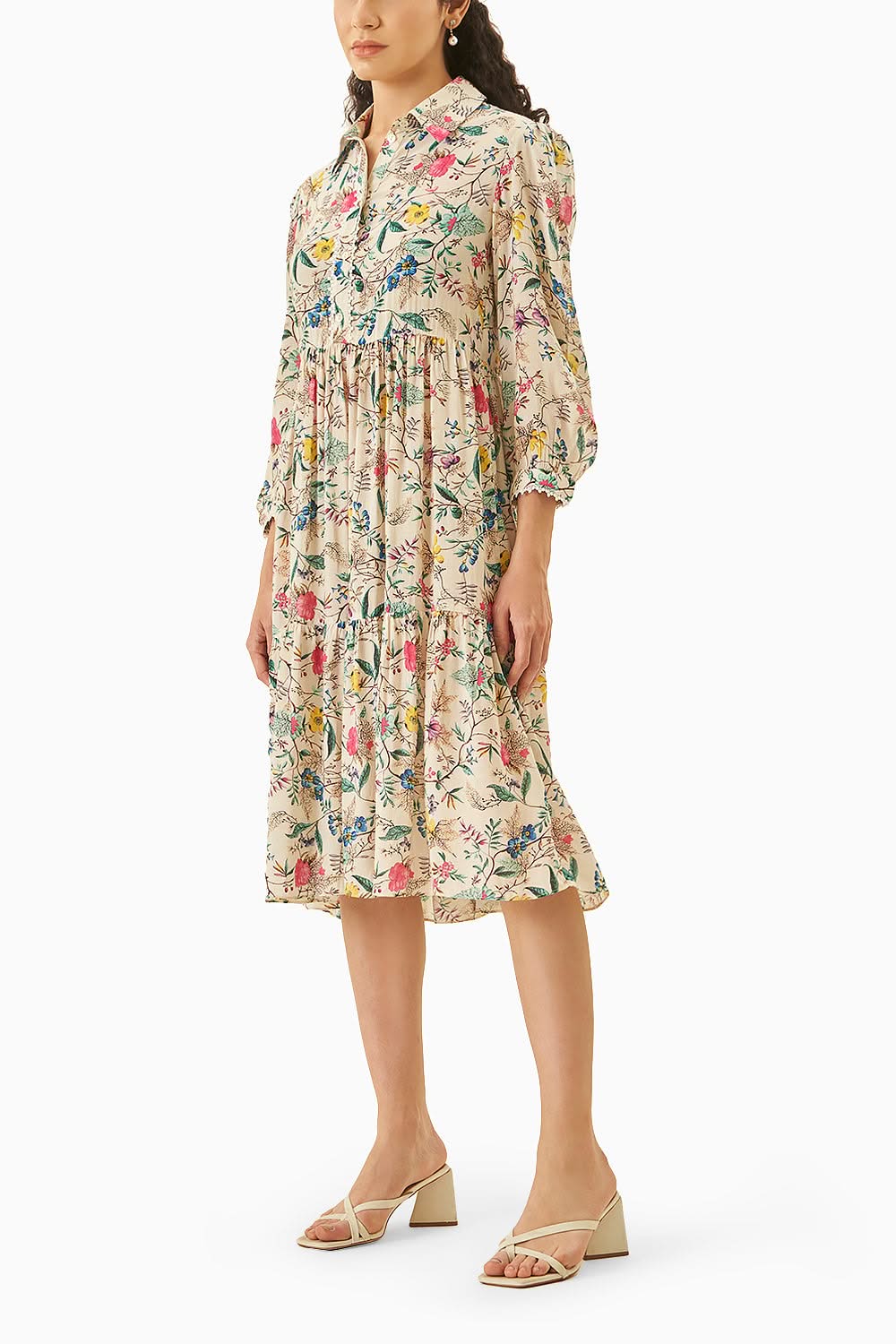 Floral Classic Garden Print Dress