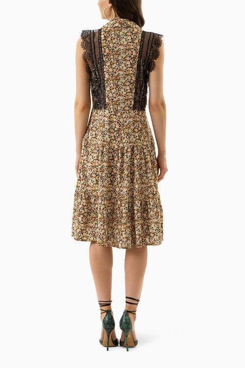 Black Lacey Maze Dress