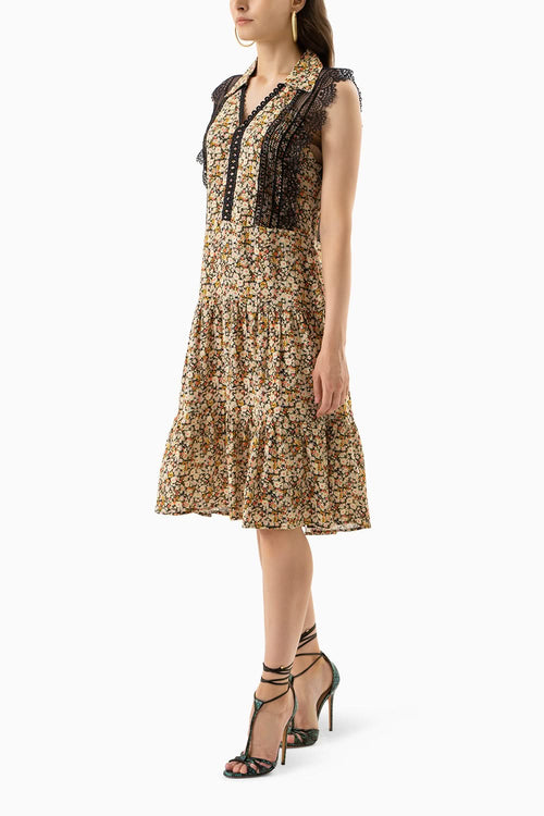Black Lacey Maze Dress