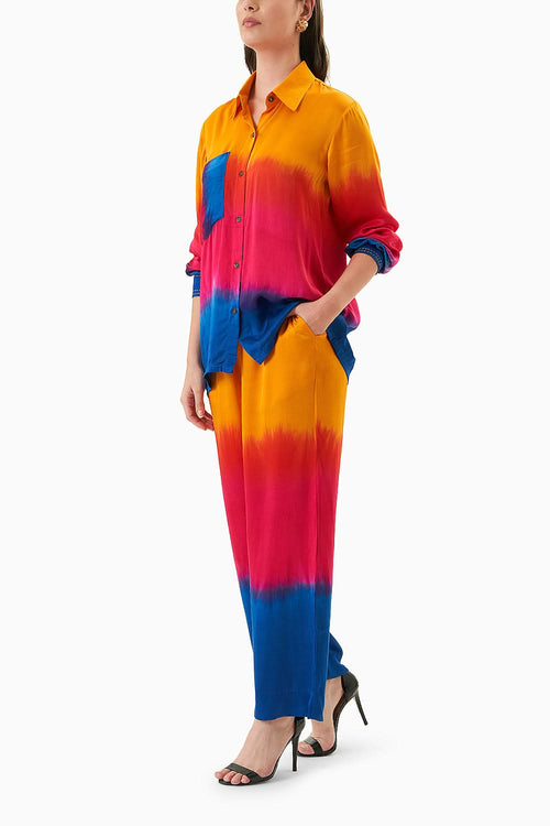 OmbrÃƒÂ© Sunset Tie Dye Shirt & Trousers