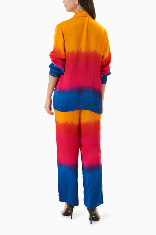 OmbrÃƒÂ© Sunset Tie Dye Shirt & Trousers