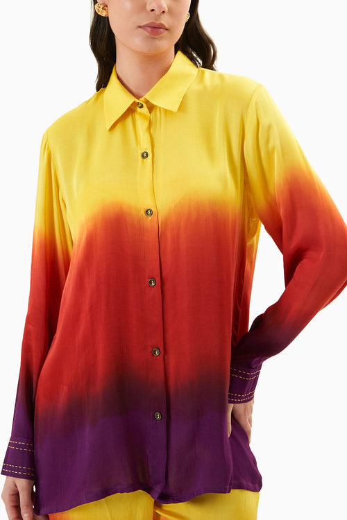 OmbrÃƒÂ© Sunrise Tie Dye Shirt & Trousers