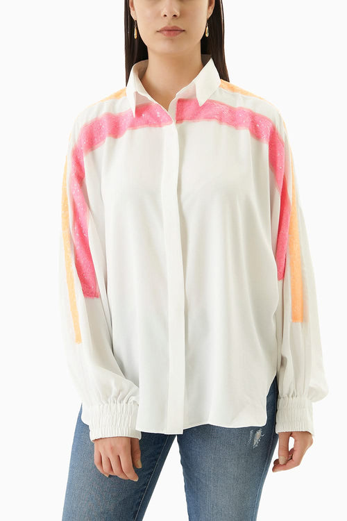 White Anti Fit Shirt