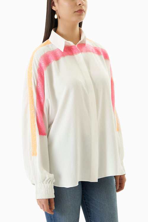 White Anti Fit Shirt